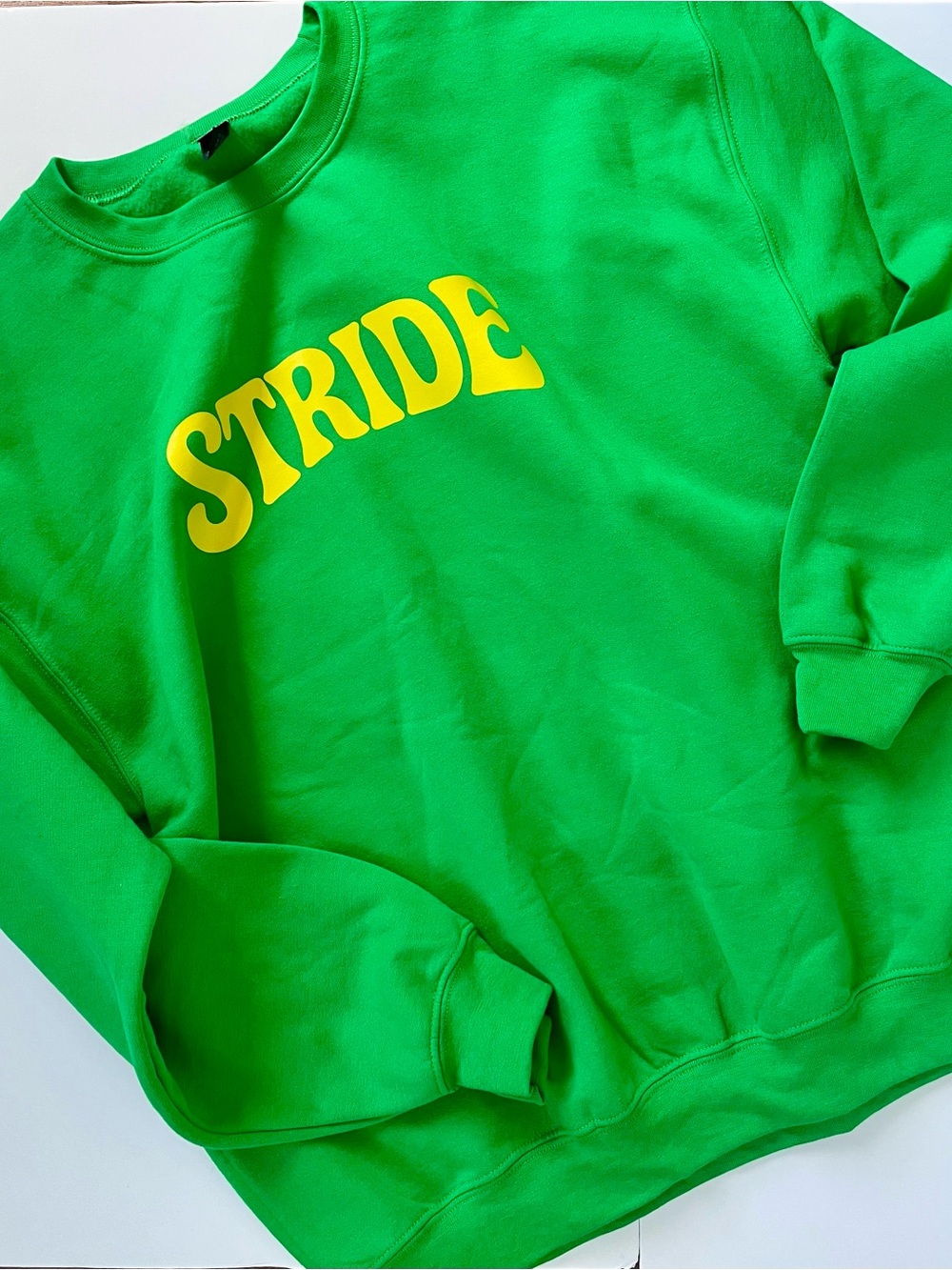 Browns Stride Logo Crewneck Sweatshirt - Green